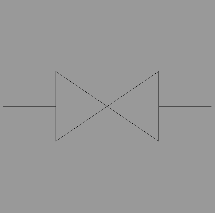 Bloque Autocad Llave de paso colocada-D
